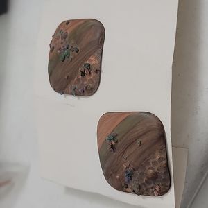 Copper earrings